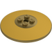 LEGO Metallisk Guld Dish 6 x 6 (35327 / 44375)