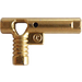 LEGO Metallic Gold Minifig Hose Nozzle with Side String Hole without Grooves (60849)