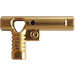 LEGO Metallic Gold Minifig Hose Nozzle with Side String Hole without Grooves (64769)
