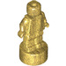 LEGO Or métallique Minifig Statuette (53017 / 90398)