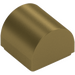 LEGO Metallic goud Helling 1 x 1 Gebogen (49307)