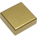 LEGO Metallisches Gold Fliese 1 x 1 mit Nut (3070 / 30039)