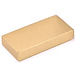 LEGO Metallic Gold Tile 1 x 2 with Groove (3069 / 30070)