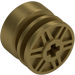 LEGO Metallic Gold Wheel Rim Ø18 x 14 with Axle Hole (55982)