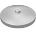 LEGO Metallic zilver Dish 4 x 4 (Massieve nop) (3960 / 30065)