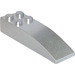 LEGO Metallic Silver Slope 2 x 6 Curved (44126)