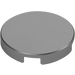 LEGO Metallic Silver Tile 2 x 2 Round with Bottom Stud Holder (14769)