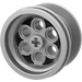 LEGO Metallic Silver Wheel Rim Ø36.8 x 26 VR (6595 / 23243)