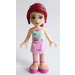 LEGO Mia with Aqua and Pink Floral Top and Pink Skirt Minifigure