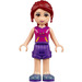 LEGO Mia mit Dark Purple Shorts und Magenta oben Minifigur