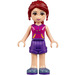 LEGO Mia s Dark Fialová Šortky a Magenta Horní Minifigurka