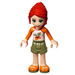 LEGO Mia med Orange Acorn Topp Minifigur