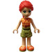 LEGO Mia with Orange Lightning Bolt Top Minifigure