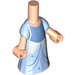 LEGO Micro Body with Long Skirt with Blue Cinderella Dress (79610)