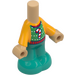 LEGO Micro Body with Trousers with Christmas Sweater with Candy Cane