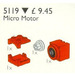 LEGO Micro Motor 9V Set 5119