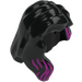 LEGO Mid-Length Hair with Side Parting with Purple Stripes (18494 / 108748)