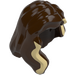 LEGO Mid-Length Hair with Side Parting with Tan Streaks (85974 / 110994)