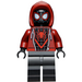 LEGO Miles Morales (Spider-людина) з Темно-червоний Капюшон і чорний Boots Мініфігурка