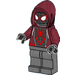 LEGO Miles Morales (Spider-Man) met Donkerrood Kap Minifiguur