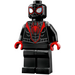 LEGO Miles Morales (Spider-човек) с Сив Глава Webbing и червен Ръце Минифигурка