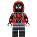 LEGO Miles Morales mit Dark rot Kapuze Minifigur