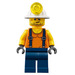 LEGO Mine Worker з Crooked Smile і Scar  Мініфігурка