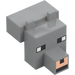 LEGO Minecraft Animal Head with Untamed Wolf Pattern (20308 / 67030)