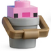 LEGO Minecraft Axolotl in Bucket