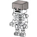 LEGO Minecraft Skeleton with Flat Silver Helmet Minifigure