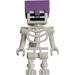 LEGO Minecraft Skeleton with Medium Lavender Helmet Minifigure