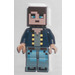 LEGO Minecraft Skin with Dark Blue Jacket Minifigure