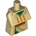 LEGO Minecraft Torso with Desert Farmer Outfit with Orange Lines (25767 / 66818)