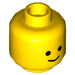 LEGO Minifig Head with Standard Grin (Recessed Solid Stud) (9336 / 55368)