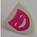 LEGO Minifig Shield Triangular with Happy Mask Sticker (3846)
