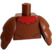 LEGO Minifig Torso, Red Collar, Black FatherLines and Bird Wings (973)