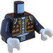 LEGO Minifig Torso Skeleton Mariachi (973)