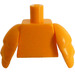 LEGO Minifigur Torso mit Bright Licht Orange Vogel Flügel (973)