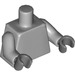 LEGO Minifig Torso met Dark stone Grijs Handen (76382 / 88585)