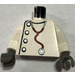 LEGO Minifiguur Torso met Laboratoriumjas	, Grijs Knoppen, en Stethoscoop Patroon (973)