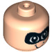 LEGO Minifigure Baby Kopf mit Jack-Jack Gesicht mit Schwarz Maske (33464 / 38098)