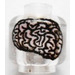 LEGO Minifigure Head with Brain Pattern (Safety Stud) (3626)