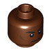 LEGO Minifigure Head with Decoration (Safety Stud) (3626 / 89777)