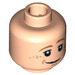 LEGO Minifigure Head with Decoration (Safety Stud) (92635 / 93197)