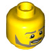 LEGO Minifigure Diriger avec Smile, Beard, et Eye Wrinkles (Goujon solide encastré) (11960 / 19549)