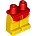 LEGO Minifigure Hips and Legs with Red Short Swimming Pants (34127 / 91631)