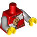 LEGO Minifigure Torso Tunic with White Quartered Design with Lion. (76382 / 88585)