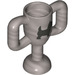 LEGO Minifigure Trophy mit Silber Terrier Hund Muster (10172 / 27967)
