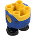 LEGO Minion Tělo s Feet s Modrá Kombinézy a logo (67644)