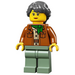 LEGO Misako avec Orange Sombre Veste Minifigurine